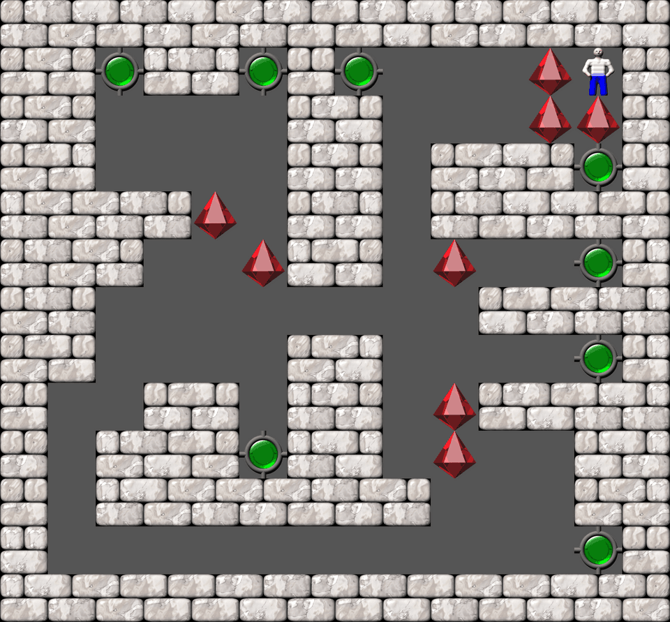 Sokoban More Bugs collections level 645